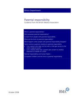 Parental responsibility
