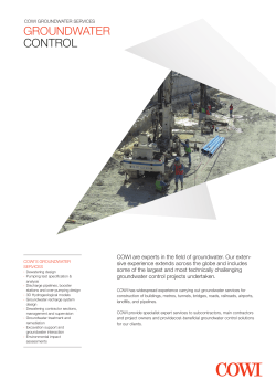groundwater control