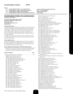 Interdisciplinary Studies - Sacramento City College