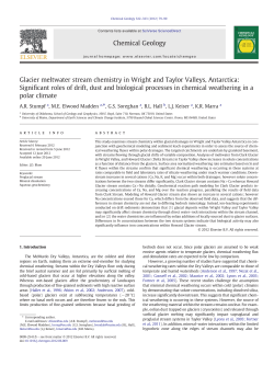 Stumpf 2012 Antarctic chemical weathering