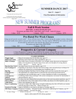 2017 Summer Dance - Switzerland Dance School