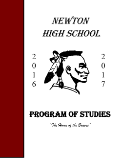 program of studies