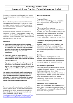 SystmOne Online Access