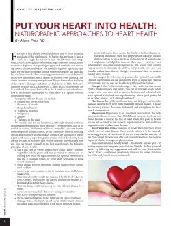 (Issue 93) - Put Your Heart Into Health