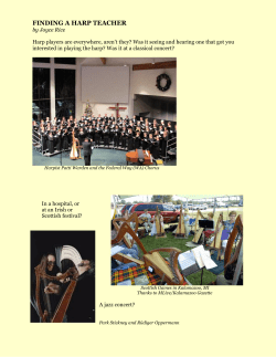 finding a harp teacher