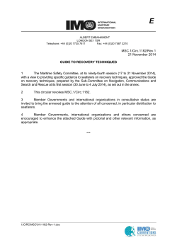 IMO Guide to Recovery Techniques - MSC.1-Circ - ics