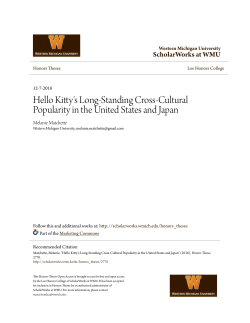 Hello Kitty`s Long-Standing Cross-Cultural Popularity in the United