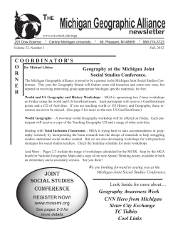 Fall 2012 - Central Michigan University