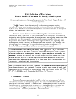 N.2 Definition of Conviction - Immigrant Legal Resource Center