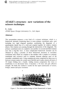 ATAKE`s structure - new variations of the scissors