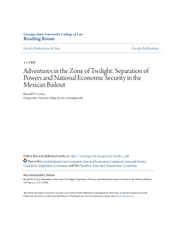 Adventures in the Zone of Twilight: Separation