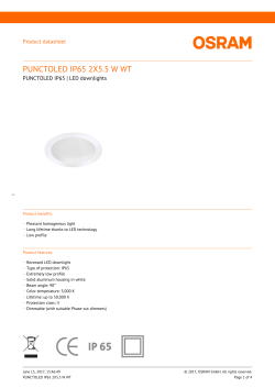 PUNCTOLED IP65 2X5.5 W WT