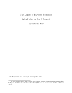 The Limits of Partisan Prejudice