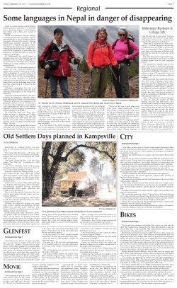 Some languages in Nepal in danger of disappearing