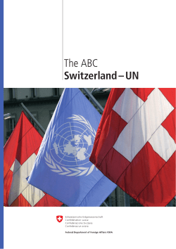 The ABC Switzerland - UN