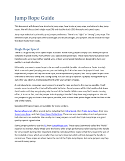 Jump Rope Guide - Extreme Air of New Hampshire