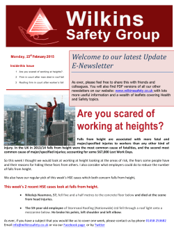 Are you scared of working at heights?