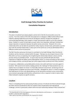 SPP RSA Response - Scottish Government consultations