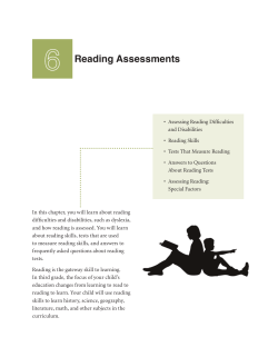 Reading Assessments
