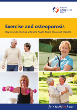 Exercise And Osteoporosis
