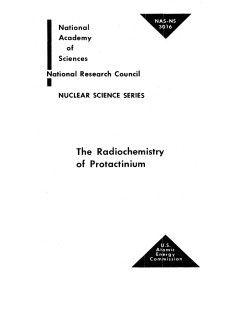 the radiochemistry of protactinium