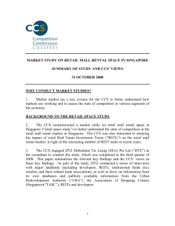 market study on retail mall rental space in singapore