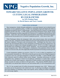TOWARD NEGATIVE POPULATION GROWTH: CUTTING LEGAL