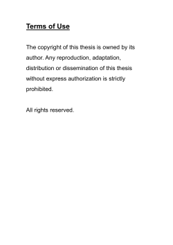 Terms of Use - Digital Commons @ Lingnan University