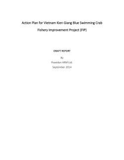 FIP Action Plan for Vietnam Kien Giang Blue Swimming Crab