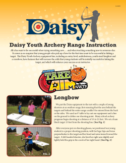 Daisy Youth Archery Range Instruction