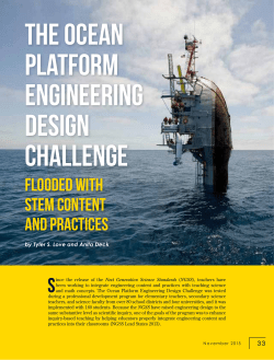 The Ocean Platform Engineering Design Challenge