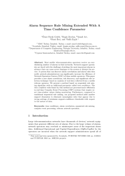 Alarm Sequence Rule Mining Extended With A Time