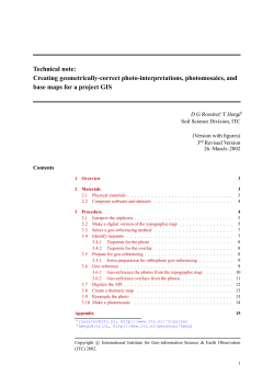 Creating geometrically-correct photo