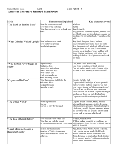 English 2 1st Semester Final Packet