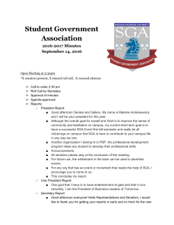 9/14/16 - FDU Student Government Association Metropolitan Campus