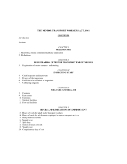 THE MOTOR TRANSPORT WORKERS ACT, 1961