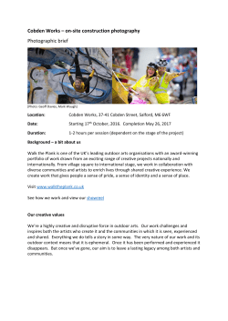 Cobden Works &ndash; on-site construction photography