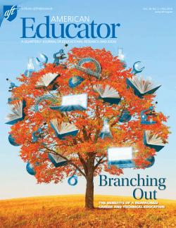 Branching Out: The Benefits of a Reimagined Career and Technical