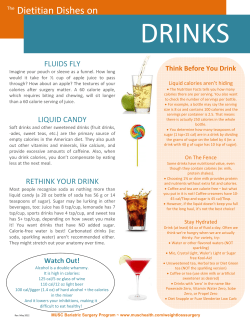 Drinks - MUSC Health