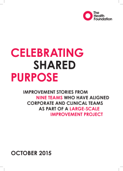 celebrating shared purpose