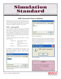 EDIF Conversion Flow on Gateway