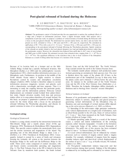 Post-glacial rebound of Iceland during the Holocene
