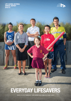 EVERYDAY LIFESAVERS - Life Saving Victoria