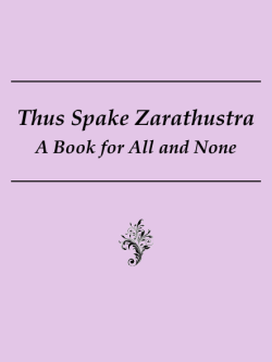 Thus Spake Zarathustra