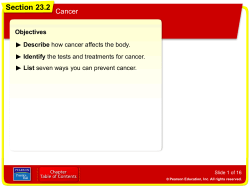 Cancer - Metcalfe County Schools