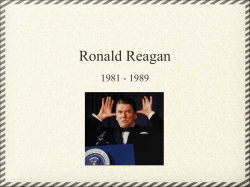 Ronald Reagan - Ms. Talreja`s Blog
