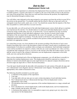 Dot to Dot displacement vector lab v1.13