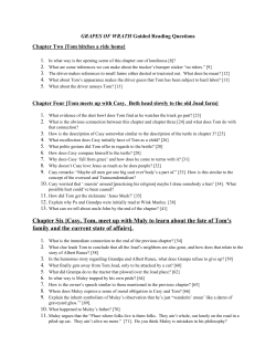 Chapter Six [Casy, Tom, meet up with Muly to learn about the fate of