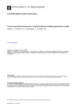 Forward and backward dynamics in implicitly defined overlapping