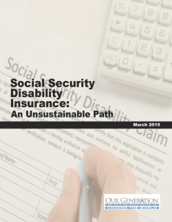 Social Security Disability Insurance
